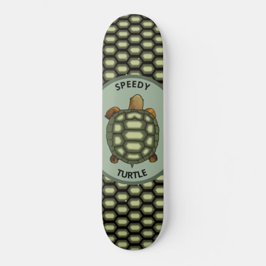Skateboard Speedy Tortoise & Shell Pattern (Recto)