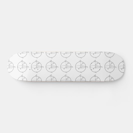Skateboard Sphère Bloch | Physique / Maths Quantum Bit (Horz)