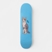 Skateboard Sphynx cat (Devant)