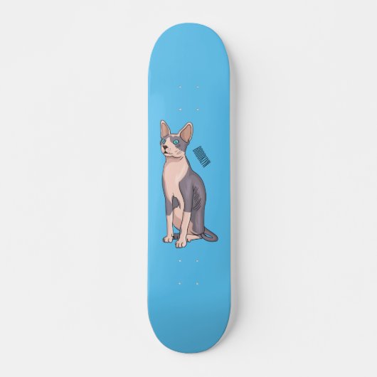 Skateboard Sphynx cat (Devant)