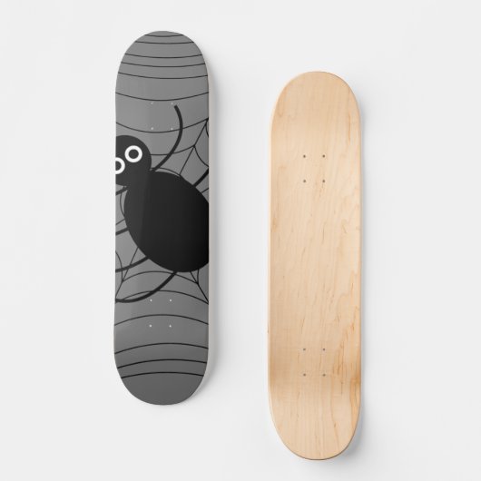 Skateboard Spider Web Spider Halloween (Recto)
