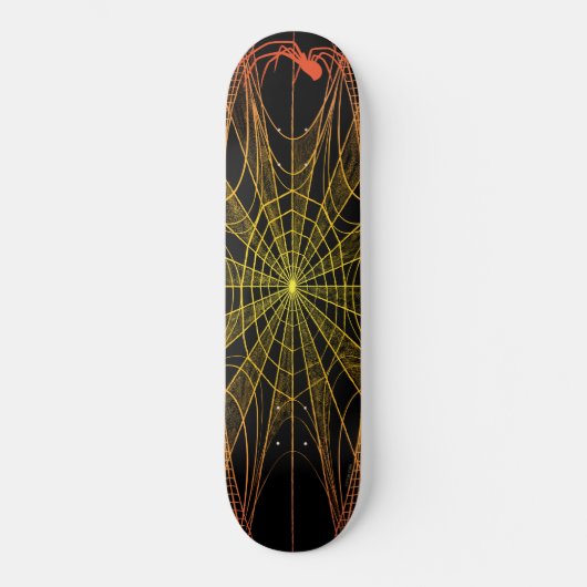 Skateboard Spider & Webs (Recto)