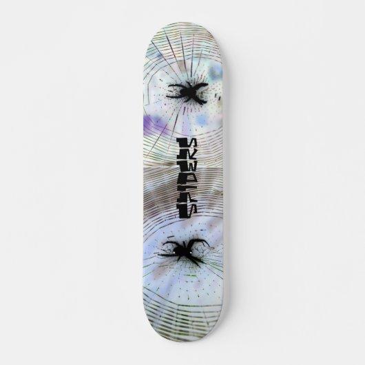 Skateboard Spiders Spider Bug Web Webs (Devant)