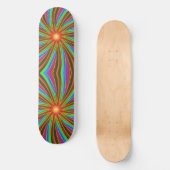 Skateboard Spirale néon vortex – Conception de mouvement frac (Recto)