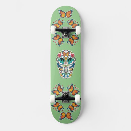 Skateboard Spirit Animaux & Papillons (Recto)