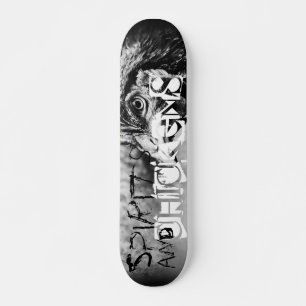 Skateboard spiritueux et poulets
