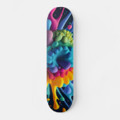 Skateboard Splash couleur (Recto)
