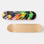 Skateboard Splash couleur (Horz)