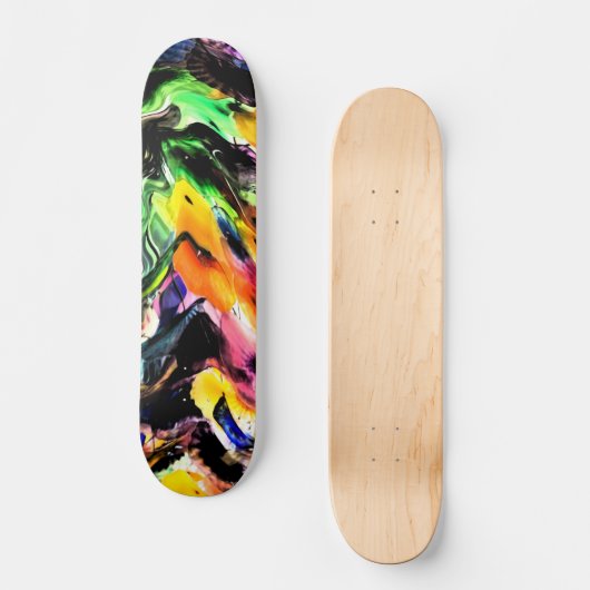 Skateboard Splash couleur (Recto)