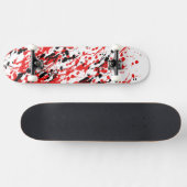 Skateboard Splash et Drip Abstraits (Horz)