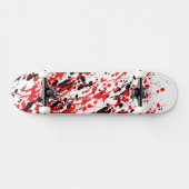 Skateboard Splash et Drip Abstraits (Horz)