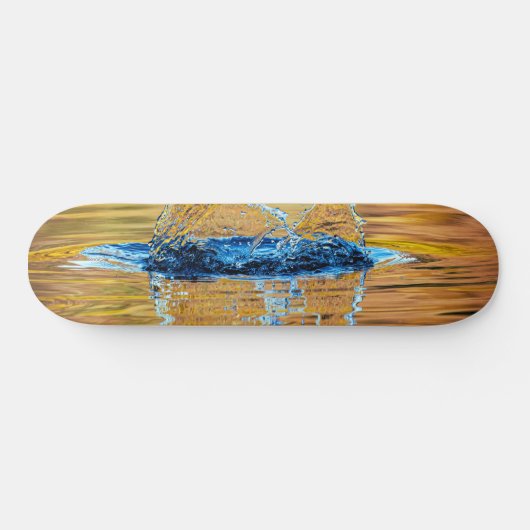 Skateboard Splash le soir d'automne (Horz)