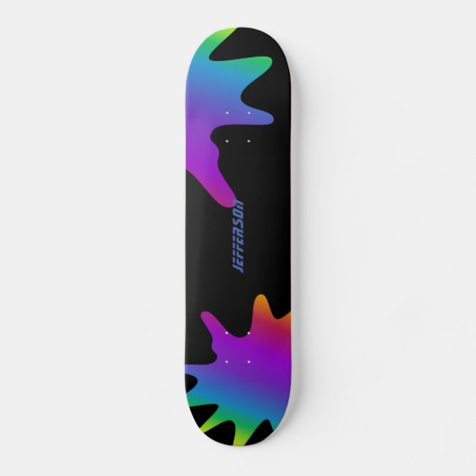 Skateboard Splash of color (Recto)