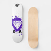 Skateboard Splat de diamant (Recto)