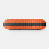 Skateboard Sportif Vibrant Orange Stripes Carbone Fibre Style (Horz)