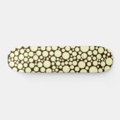 Skateboard Spotty - Crème sur Dark Brown (Horz)