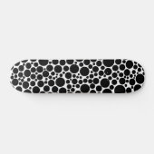 Skateboard Spotty - Noir sur Blanc (Horz)