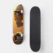 Skateboard squelette avec casque audio (Recto)