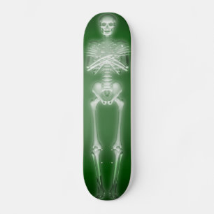 Skateboard Squelette brillant : Tableau de bord personnalisé