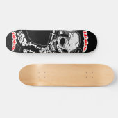 Skateboard Squelette de crâne inimitable (Horz)