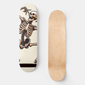 Skateboard Squelette de danse drôle (Recto)