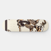 Skateboard Squelette de danse drôle (Horz)