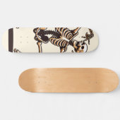 Skateboard Squelette de danse drôle (Horz)