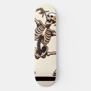 Skateboard Squelette de danse drôle