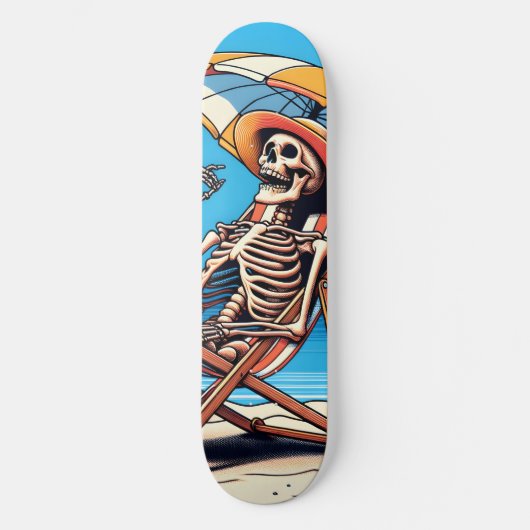 Skateboard Squelette Estival Frais (Recto)