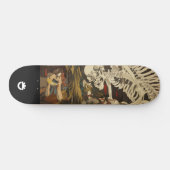 Skateboard squelette géant (Horz)