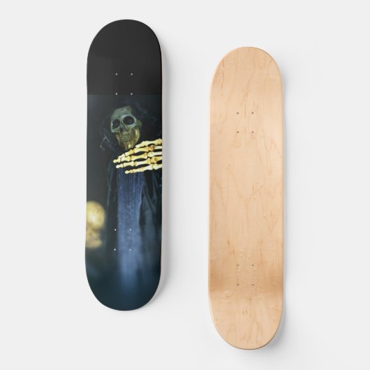 Skateboard Squelette masqué (Recto)