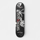 Skateboard SQUELETTES avec T-REX & Triceratops (Devant)