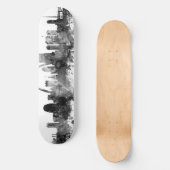 Skateboard St Louis Missouri Skyline noir blanc (Recto)