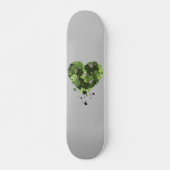 Skateboard St. Patrick's Clover Heart (Devant)