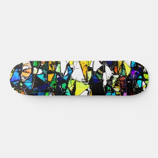 Skateboard Stained glass (Horz)