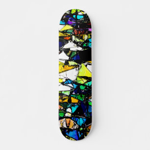 Skateboard Stained glass
