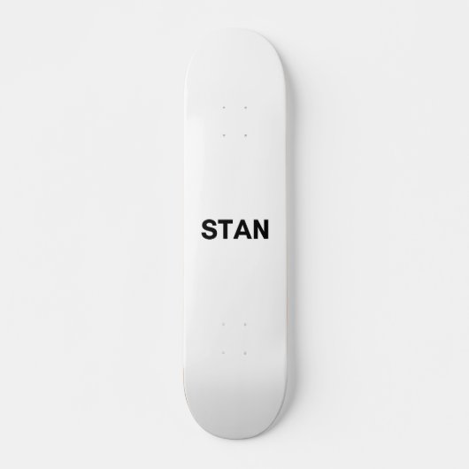 Skateboard stan (Devant)