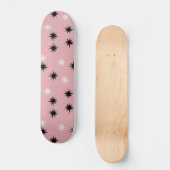 Skateboard Starbursts Rose Atomique Planche De Patinage (Recto)