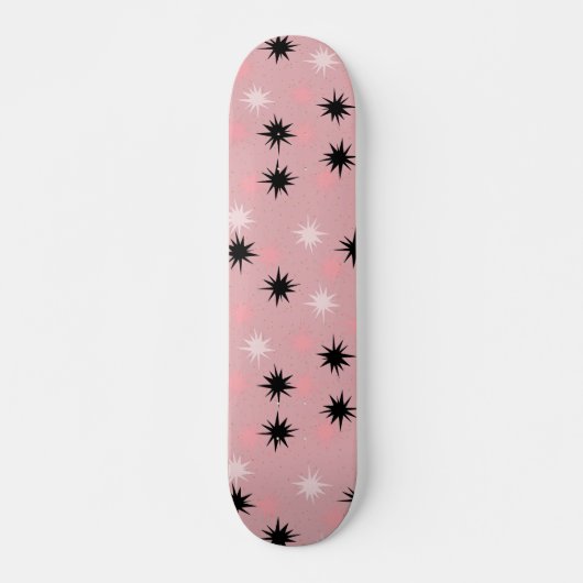 Skateboard Starbursts Rose Atomique Planche De Patinage (Devant)