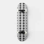Skateboard Starbust noir et gris et Motif Rhombus (Recto)
