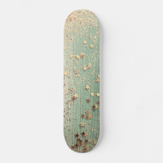 Skateboard Stardust or sur Sea Green (Recto)