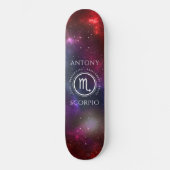 Skateboard Starfield Scorpio Scorpion Western Zodiac (Recto)