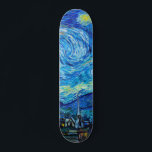 Skateboard Starry Nigh Van Gogh Peinture art dynamique<br><div class="desc">Starry Nigh Van Gogh Peinture vibrante skateboard d'art</div>