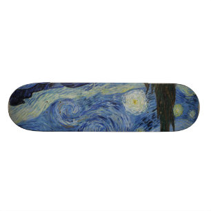 Skateboard Starry Night by Vincent Van Gogh
