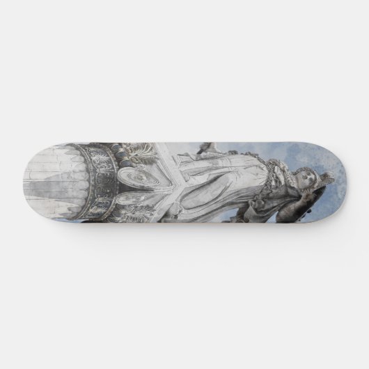 Skateboard Statue d'Athéna Deck de mythologie grecque classiq (Horz)