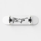 Skateboard Statue de la Liberté Bleue (Horz)