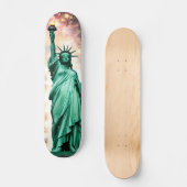 Skateboard Statue De La Liberté Feu D'Indépendance, (Recto)