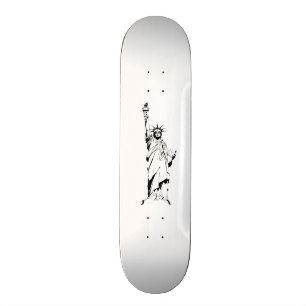 Skateboard Statue de New York de la liberté