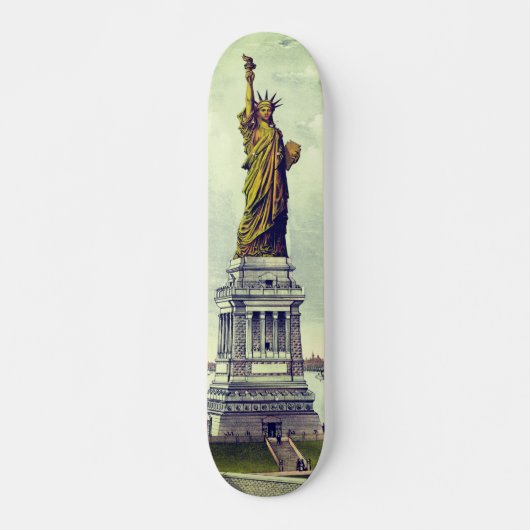 Skateboard Statue vintage de la Liberté (Devant)