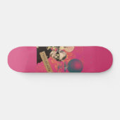 Skateboard Steampunk Femme Trailblazer Pop Art (Horz)